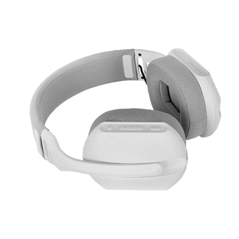Mars Gaming MHW-PROW headset com fios e sem fios arco de cabeça USB Type-C Bluetooth branco