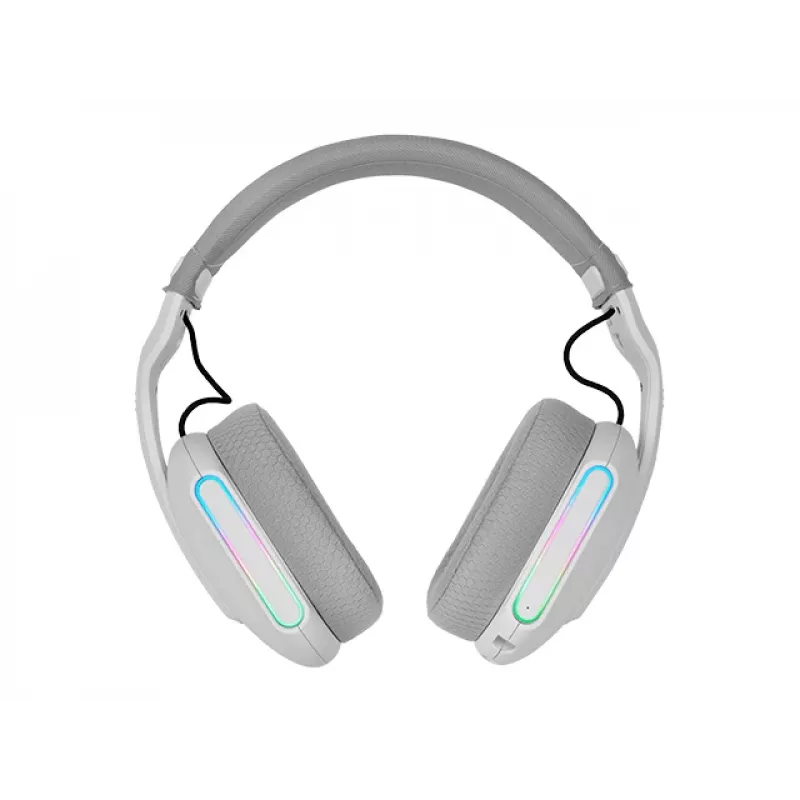 Mars Gaming MHW-PROW headset com fios e sem fios arco de cabeça USB Type-C Bluetooth branco