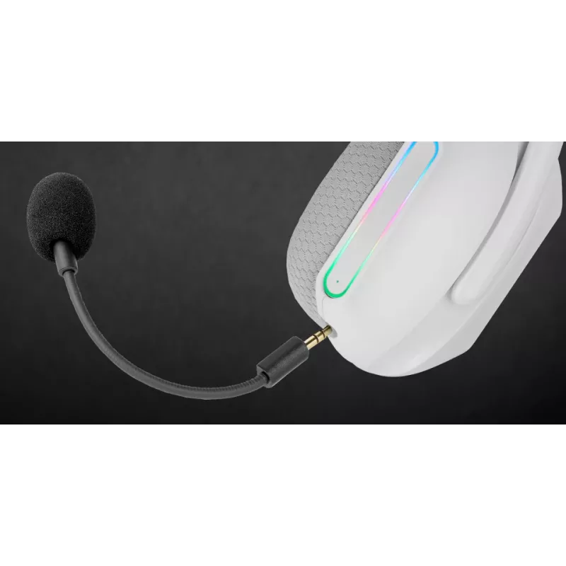 Mars Gaming MHW-PROW headset com fios e sem fios arco de cabeça USB Type-C Bluetooth branco