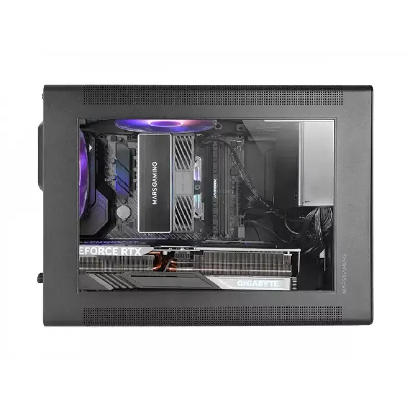 Caixa de computador Mars Gaming MCXPS mATX ultra compacta preta