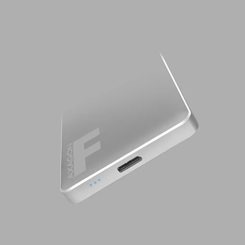 AXAGON EE25-F6G - caixa para HDD / SSD - 2,5 polegadas - SATA - Serial ATA II - Serial ATA III - 5 Gbit/s - conectividade USB - cinzento