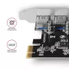 Axagon PCEU-430VL placas de interface/adaptador internas USB 3.2 Gen 1 (3.1 Gen 1)