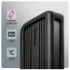 Axagon EEM2-40G caixa USB-C 40Gbps para SSD M.2 NVMe, alumínio ARMORED