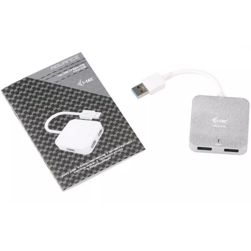 i-tec metal USB 3.0 hub passivo 4 portas