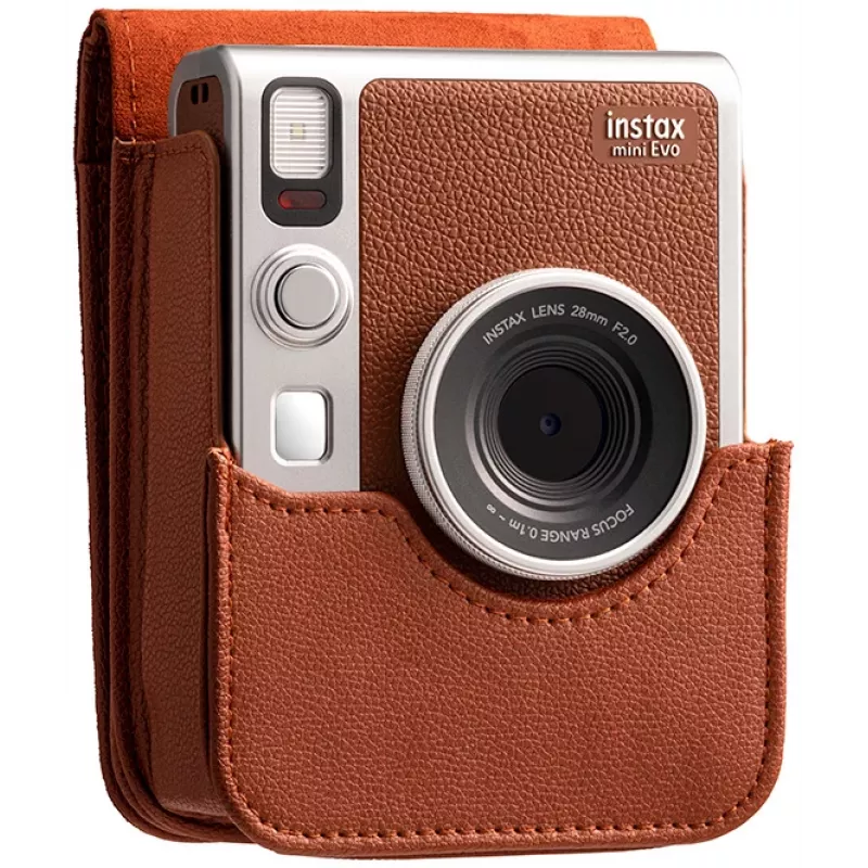 Bolsa Fujifilm Instax Mini EVO castanha