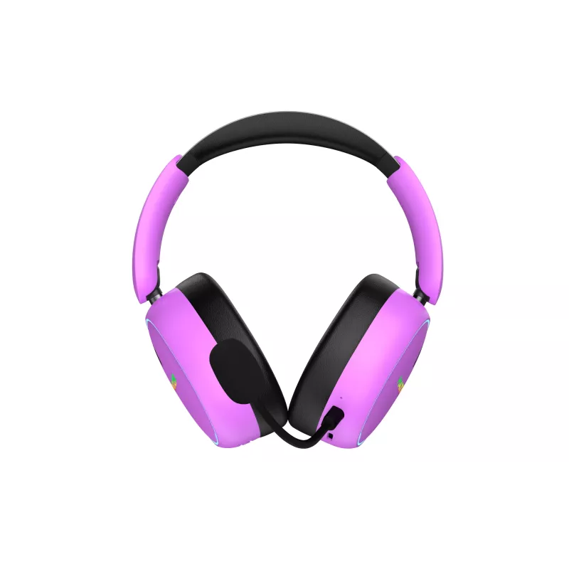 Headset sem fios HATOR Phoenix 2 com fio e sem fios head-band gaming USB Type-C / USB Type-A Bluetooth violeta