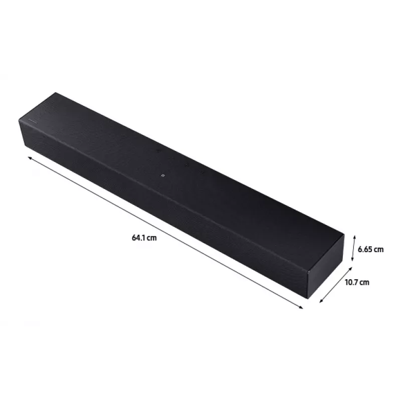 Barra de som Samsung C-Series HW-B400F/XN altifalante preto, titânio 2.0 canais 40 W
