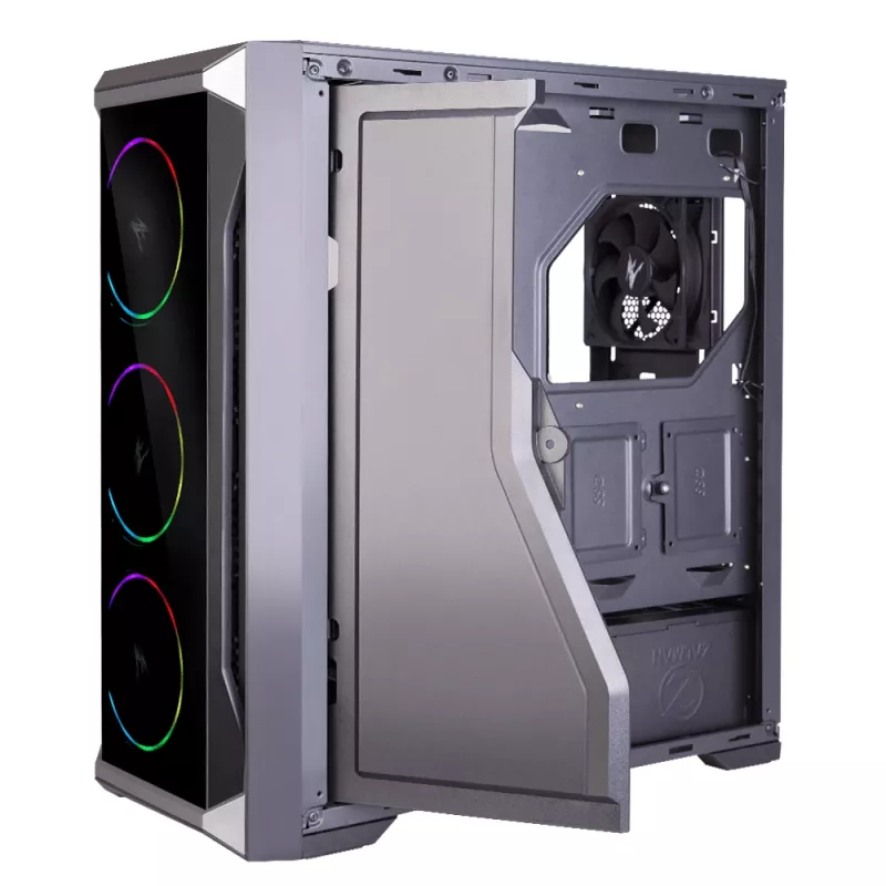 Zalman Z8 TG Caixa de PC ATX Mid Tower, ventoinhas ARGB x3, T/G Midi Tower Preto