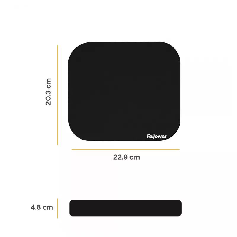 Fellowes Tapete de rato Premium - Preto