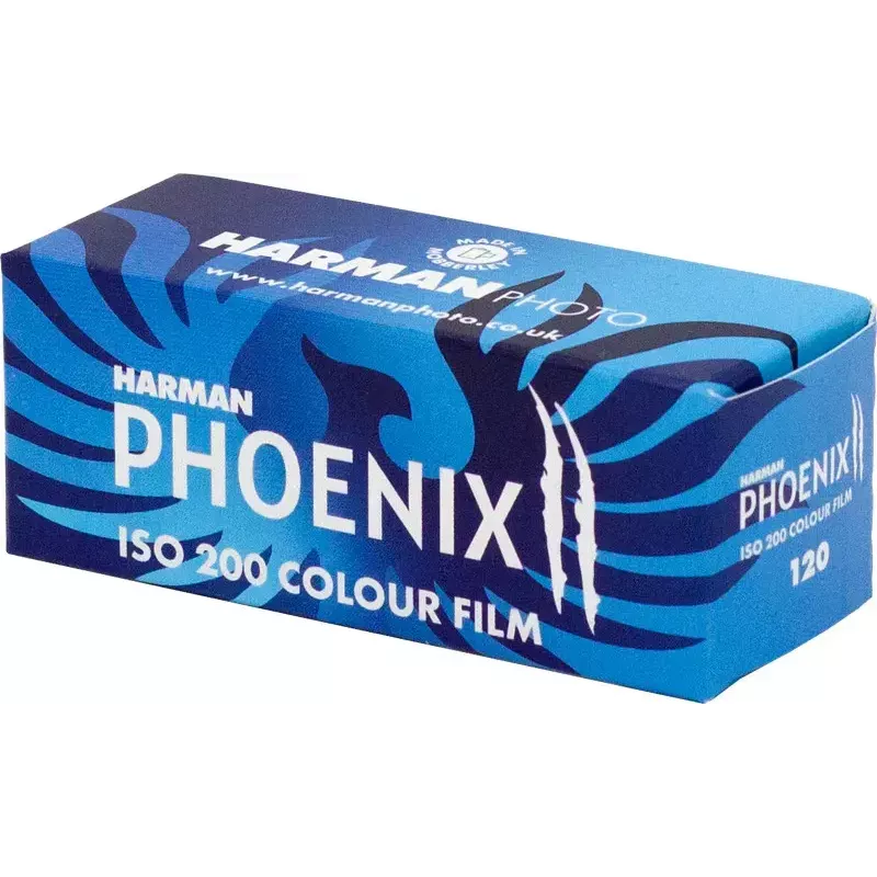 Harman Phoenix II 200 película de negativo a cores, rolo 120