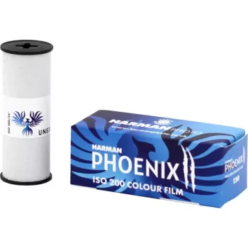 Harman Phoenix II 200 película de negativo a cores, rolo 120