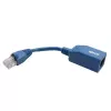 Cabo de rede Tripp Lite N034-05N-BL RJ45 macho/fêmea Cat6 0,127 m azul