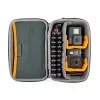 Bolsa para máquina fotográfica Lowepro HARDSIDE CS 60 — bolsa rígida, compacta, 140×85×227 mm, preta/laranja