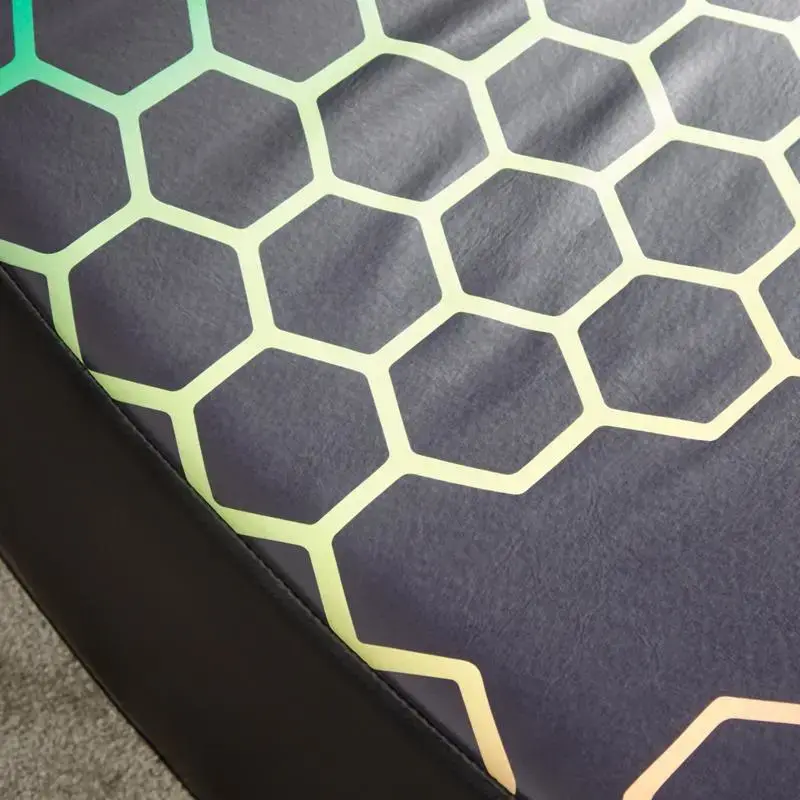 Cadeira gaming para consola x rocker Neo Hex Edition — assento e encosto acolchoados, largura 410 mm, profundidade 855 mm, altura 650 mm
