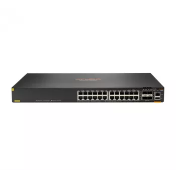 Switch gerido Aruba 6300F 24 portas 1GbE Classe 4 PoE e 4 portas SFP56