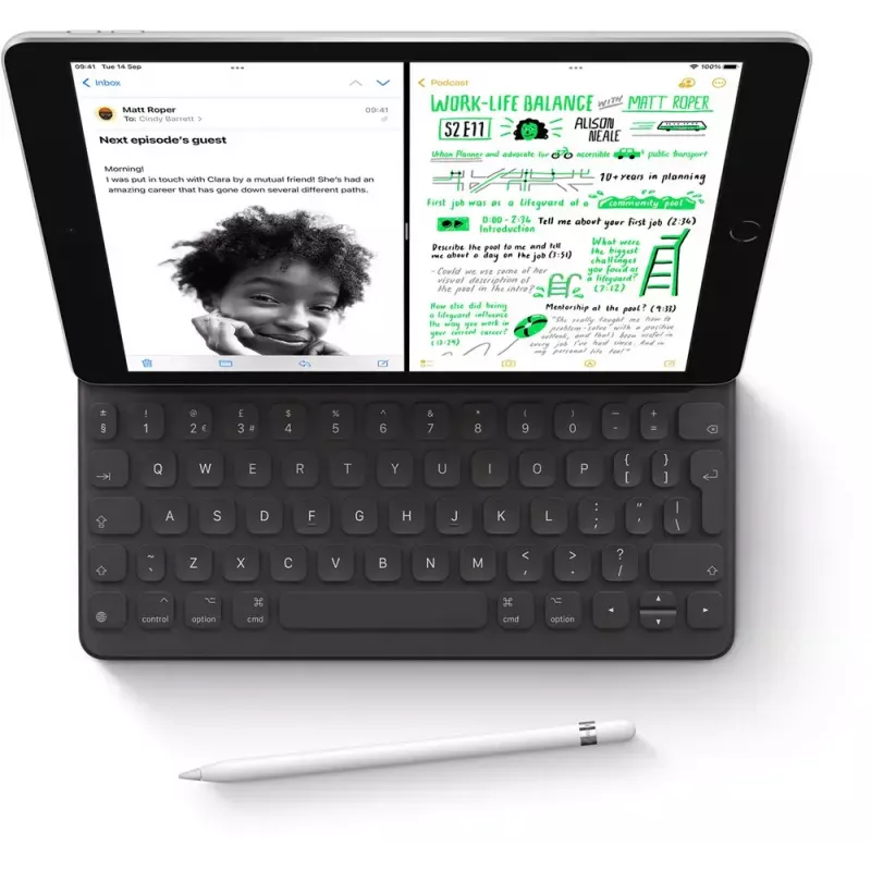 Tablet Apple iPad 10,2 polegadas (25,9 cm) 256 GB Wi-Fi (802.11ac) A13, iPadOS 15, cinzento, 8 MP/12 MP