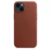 Capa Apple iPhone 14 Plus em pele com MagSafe Umber