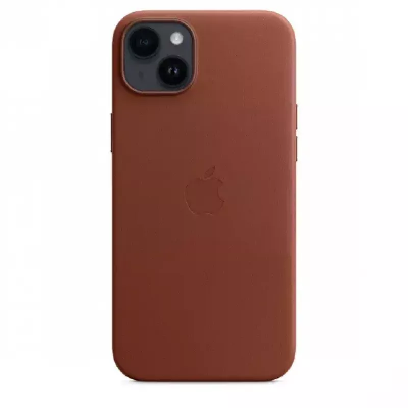 Capa Apple iPhone 14 Plus em pele com MagSafe Umber