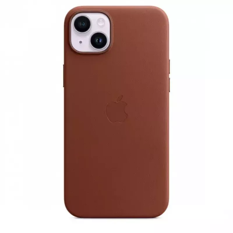 Capa Apple iPhone 14 Plus em pele com MagSafe Umber