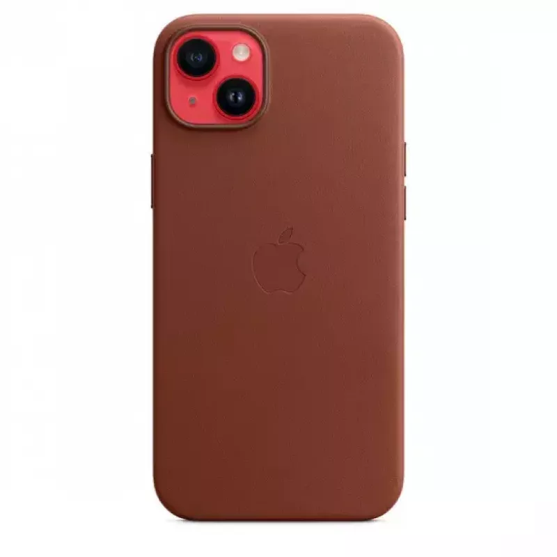 Capa Apple iPhone 14 Plus em pele com MagSafe Umber