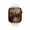 Smartwatch Apple Watch Series 10 GPS + Cellular 46 mm caixa de titânio dourado Starlight Sport Band M/L