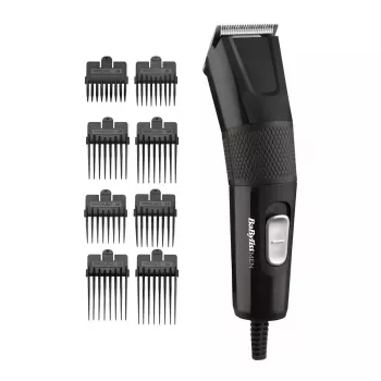 Máquina de cortar cabelo BaByliss E756E preta