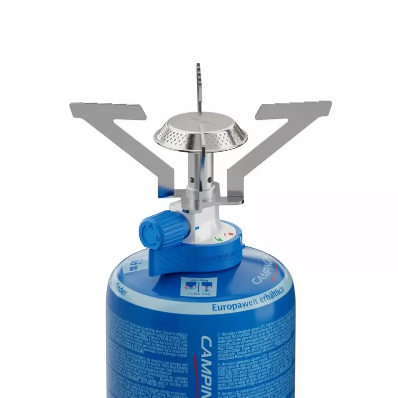 Fogão de campismo a combustível líquido Campingaz 2227471 — um queimador, gás natural, 200 g, 95 mm de altura, 13,5 cm de diâmetro