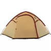 Tenda de campismo de verão COLEMAN Darwin 4 Plus para 4 pessoas — bege/vermelho-escuro