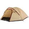 Tenda de campismo de verão COLEMAN Darwin 4 Plus para 4 pessoas — bege/vermelho-escuro