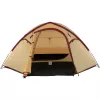 Tenda de campismo de verão COLEMAN Darwin 4 Plus para 4 pessoas — bege/vermelho-escuro
