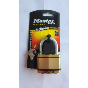 Cadeado MASTERLOCK M15BEURDLF aço laminado arco de 64 mm com chave