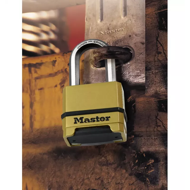 Cadeado MASTER LOCK M175EURDLH corpo em zinco 56mm arco 51mm