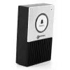Campainha RING Geemarc 595 U.L.E sem fios IP44 pilha AA 50 m de alcance preto/prateado