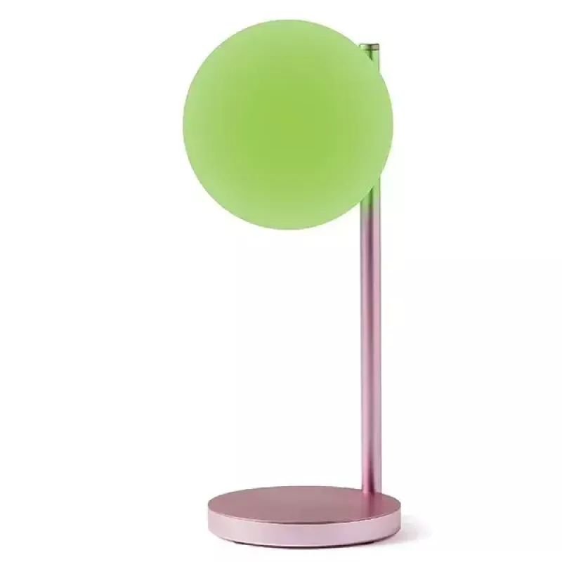 Candeeiro de mesa LED Lexon Bubble Lamp LH70LP rosa-claro 15W com carregador sem fios
