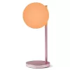 Candeeiro de mesa LED Lexon Bubble Lamp LH70LP rosa-claro 15W com carregador sem fios