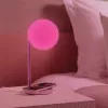 Candeeiro de mesa LED Lexon Bubble Lamp LH70LP rosa-claro 15W com carregador sem fios
