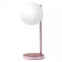 Candeeiro de mesa LED Lexon Bubble Lamp LH70LP rosa-claro 15W com carregador sem fios
