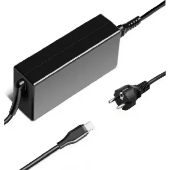 Fonte de alimentação HP 65W USB-C L04540-001, compatível com vários portáteis HP