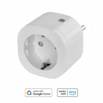 Tomada inteligente Omajin OSP-SK-01-EC com Wi-Fi e monitorização de energia