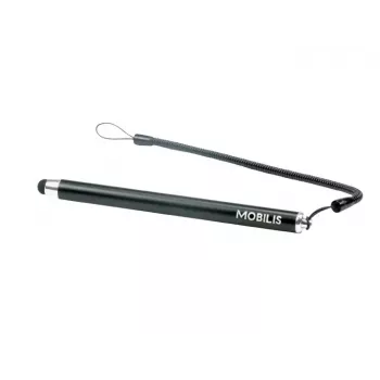 Mobilis caneta capacitiva, preto mate, pack de 10 com cabo em espiral (001054)