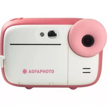 Máquina fotográfica instantânea AgfaPhoto Reali Kids SB6617 rosa — impressão instantânea, design infantil