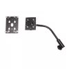 Conjunto de montagem Nanlite Pavotube Double Bank 2 T12 LED mastro preto