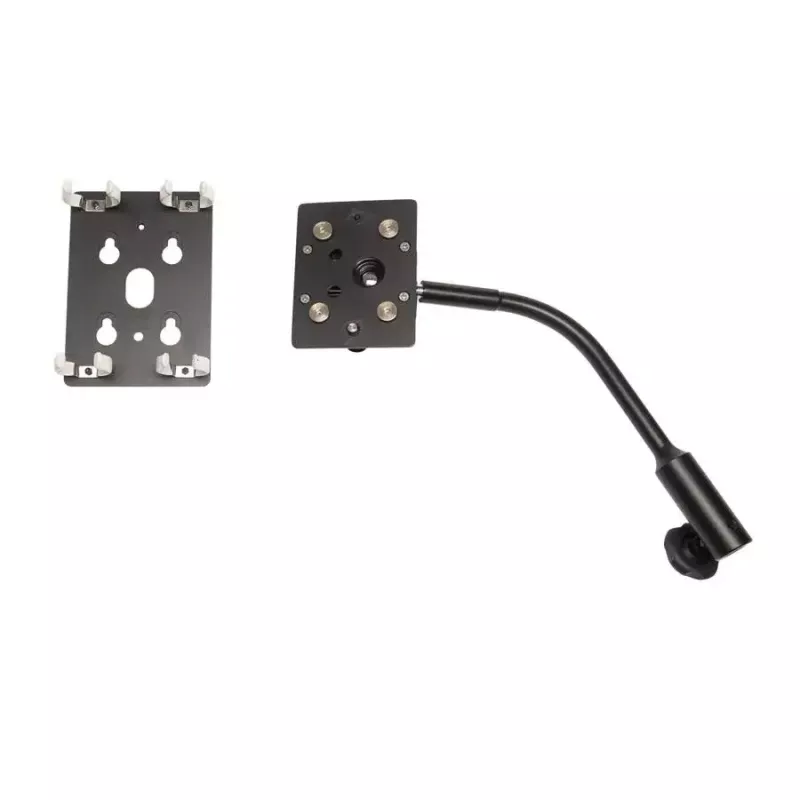 Conjunto de montagem Nanlite Pavotube Double Bank 2 T12 LED mastro preto