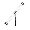 Conjunto de montagem Nanlite Pavotube Double Bank 2 T12 LED mastro preto