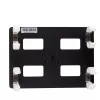 Conjunto de montagem Nanlite Pavotube Double Bank 2 T12 LED mastro preto