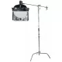 Modificador de luz Nanlite LT-FZ60 prateado branco 45 cm de diâmetro