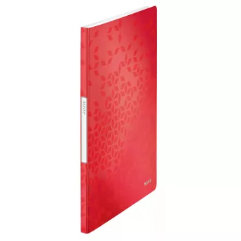 Pasta de apresentação Leitz WOW 20 bolsas A4 vermelho polipropileno