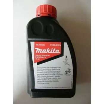 Óleo de motor 4 tempos Makita HD30, frasco de 600 ml para ferramentas de jardim