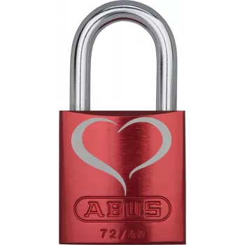 Cadeado ABUS 72/40 Look 2 SL 6 – arco em aço inoxidável, 40 mm de largura do arco