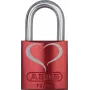 Cadeado ABUS 72/40 Look 2 SL 6 – arco em aço inoxidável, 40 mm de largura do arco